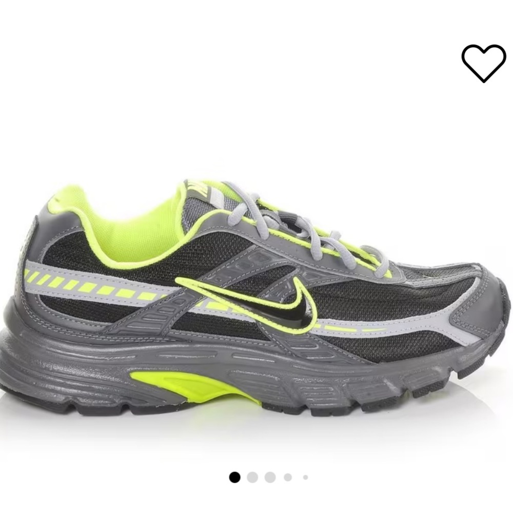 Nike Gray and Neon Green Athletic Shoes
